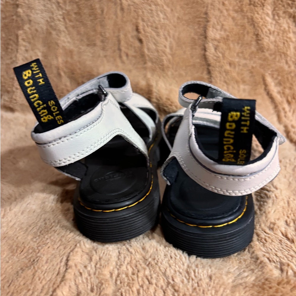 Dr. Martens White Kids Sandals - Picture 3 of 6